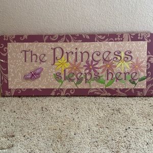 The princess sleeps here while decor